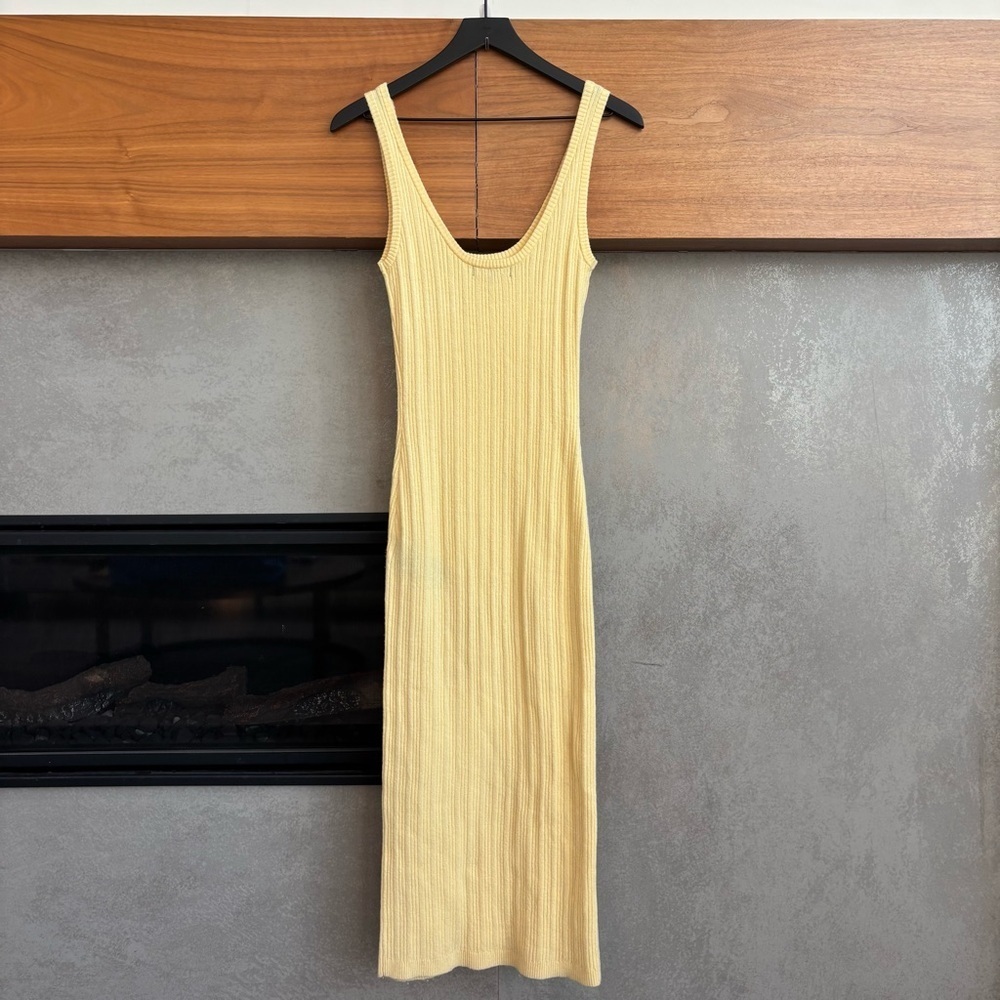 7 for All Mankind Yellow Knit Set, Size S - Picture 14 of 15